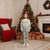 Ireland Christmas Pajama Set with Celtic Knot Shamrock and Tricolor Holiday Pattern - Wonder Print Shop