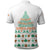 Ireland Christmas Polo Shirt with Celtic Knot Shamrock and Tricolor Holiday Pattern - Wonder Print Shop