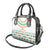 Ireland Christmas Shoulder Handbag with Celtic Knot Shamrock and Tricolor Holiday Pattern - Wonder Print Shop