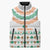 Ireland Christmas Sleeveless Puffer Jacket with Celtic Knot Shamrock and Tricolor Holiday Pattern - Wonder Print Shop