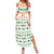 Ireland Christmas Summer Maxi Dress with Celtic Knot Shamrock and Tricolor Holiday Pattern - Wonder Print Shop