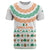 Ireland Christmas T Shirt with Celtic Knot Shamrock and Tricolor Holiday Pattern - Wonder Print Shop