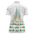 Ireland Christmas Women Polo Shirt with Celtic Knot Shamrock and Tricolor Holiday Pattern - Wonder Print Shop