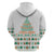 Ireland Christmas Zip Hoodie with Celtic Knot Shamrock and Tricolor Holiday Pattern - Wonder Print Shop