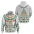 Ireland Christmas Zip Hoodie with Celtic Knot Shamrock and Tricolor Holiday Pattern - Wonder Print Shop