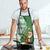 Ireland Christmas Apron with Celtic Harp Santa and Green Holiday Pattern - Wonder Print Shop
