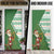 Ireland Christmas Door Cover with Celtic Harp Santa and Green Holiday Pattern - Wonder Print Shop