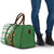 Ireland Christmas Travel Bag with Celtic Harp Santa and Green Holiday Pattern - Wonder Print Shop