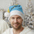 Saint Lucia Christmas Santa Hat with Steelpan Santa Floral Pattern and Flag - Wonder Print Shop