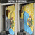 Saint Lucia Christmas Door Cover with Steelpan Santa Floral Pattern and Flag - Wonder Print Shop