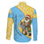 Saint Lucia Christmas Family Matching Short Sleeve Bodycon Dress and Hawaiian Shirt with Steelpan Santa Floral Pattern and Flag - Wonder Print Shop