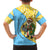 Saint Lucia Christmas Family Matching Summer Maxi Dress and Hawaiian Shirt with Steelpan Santa Floral Pattern and Flag - Wonder Print Shop