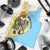 Saint Lucia Christmas Men Tank Top with Steelpan Santa Floral Pattern and Flag - Wonder Print Shop