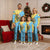 Saint Lucia Christmas Pajama Set with Steelpan Santa Floral Pattern and Flag - Wonder Print Shop