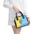 Saint Lucia Christmas Shoulder Handbag with Steelpan Santa Floral Pattern and Flag - Wonder Print Shop