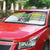 Saint Lucia Christmas Auto Sun Shade with Parrot Palm Tree Snowman and Plaid Holiday - Wonder Print Shop