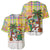 Saint Lucia Christmas Baseball Jersey with Parrot Palm Tree Snowman and Plaid Holiday - Wonder Print Shop