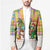 Saint Lucia Christmas Blazer with Parrot Palm Tree Snowman and Plaid Holiday - Wonder Print Shop