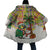 Saint Lucia Christmas Cloak with Parrot Palm Tree Snowman and Plaid Holiday - Wonder Print Shop