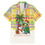 Saint Lucia Christmas Family Matching Mermaid Dress and Hawaiian Shirt with Parrot Palm Tree Snowman and Plaid Holiday - Wonder Print Shop