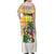 Saint Lucia Christmas Family Matching Off Shoulder Maxi Dress and Hawaiian Shirt with Parrot Palm Tree Snowman and Plaid Holiday - Wonder Print Shop