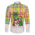 Saint Lucia Christmas Family Matching Off Shoulder Short Dress and Hawaiian Shirt with Parrot Palm Tree Snowman and Plaid Holiday - Wonder Print Shop