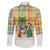 Saint Lucia Christmas Family Matching Short Sleeve Bodycon Dress and Hawaiian Shirt with Parrot Palm Tree Snowman and Plaid Holiday - Wonder Print Shop