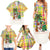 Saint Lucia Christmas Family Matching Summer Maxi Dress and Hawaiian Shirt with Parrot Palm Tree Snowman and Plaid Holiday - Wonder Print Shop