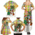 Saint Lucia Christmas Family Matching Summer Maxi Dress and Hawaiian Shirt with Parrot Palm Tree Snowman and Plaid Holiday - Wonder Print Shop