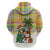 Saint Lucia Christmas Hoodie with Parrot Palm Tree Snowman and Plaid Holiday - Wonder Print Shop
