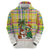 Saint Lucia Christmas Hoodie with Parrot Palm Tree Snowman and Plaid Holiday - Wonder Print Shop