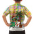Saint Lucia Christmas Kid Hawaiian Shirt with Parrot Palm Tree Snowman and Plaid Holiday - Wonder Print Shop