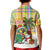 Saint Lucia Christmas Kid Polo Shirt with Parrot Palm Tree Snowman and Plaid Holiday - Wonder Print Shop