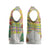 Saint Lucia Christmas Knitted V-Neck Vest with Parrot Palm Tree Snowman and Plaid Holiday - Wonder Print Shop