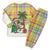 Saint Lucia Christmas Pajama Set with Parrot Palm Tree Snowman and Plaid Holiday - Wonder Print Shop