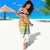 Saint Lucia Christmas Sarong with Parrot Palm Tree Snowman and Plaid Holiday - Wonder Print Shop