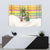 Saint Lucia Christmas Tapestry with Parrot Palm Tree Snowman and Plaid Holiday - Wonder Print Shop