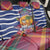 West Indies Christmas Back Car Seat Cover with Tropical Snowman Palm Tree Gingerbread and Plaid Design - Wonder Print Shop