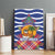 West Indies Christmas Canvas Wall Art with Tropical Snowman Palm Tree Gingerbread and Plaid Design - Wonder Print Shop