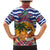 West Indies Christmas Family Matching Mermaid Dress and Hawaiian Shirt with Tropical Snowman Palm Tree Gingerbread and Plaid Design - Wonder Print Shop