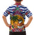 West Indies Christmas Family Matching Short Sleeve Bodycon Dress and Hawaiian Shirt with Tropical Snowman Palm Tree Gingerbread and Plaid Design - Wonder Print Shop