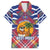 West Indies Christmas Family Matching Summer Maxi Dress and Hawaiian Shirt with Tropical Snowman Palm Tree Gingerbread and Plaid Design - Wonder Print Shop