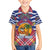 West Indies Christmas Family Matching Summer Maxi Dress and Hawaiian Shirt with Tropical Snowman Palm Tree Gingerbread and Plaid Design - Wonder Print Shop