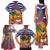 West Indies Christmas Family Matching Tank Maxi Dress and Hawaiian Shirt with Tropical Snowman Palm Tree Gingerbread and Plaid Design - Wonder Print Shop
