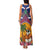 West Indies Christmas Family Matching Tank Maxi Dress and Hawaiian Shirt with Tropical Snowman Palm Tree Gingerbread and Plaid Design - Wonder Print Shop