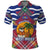 West Indies Christmas Polo Shirt with Tropical Snowman Palm Tree Gingerbread and Plaid Design - Wonder Print Shop