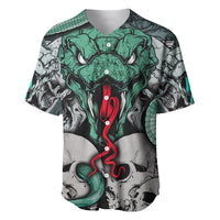 Infernal Trio Baseball Jersey Skull, Viper, and Sinister Snake - Wonder Print Shop