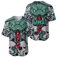 Infernal Trio Baseball Jersey Skull, Viper, and Sinister Snake - Wonder Print Shop