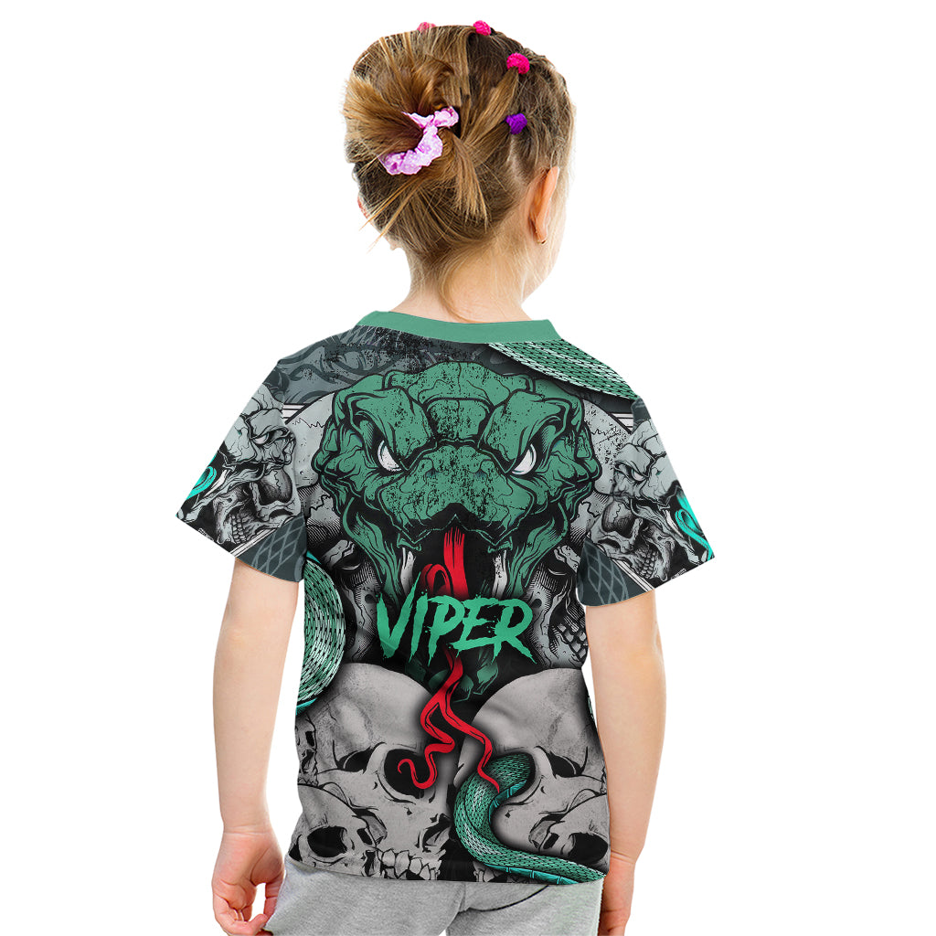 Infernal Trio Kid T Shirt Skull, Viper, and Sinister Snake - Wonder Print Shop
