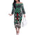 Infernal Trio Off The Shoulder Long Sleeve Dress Skull, Viper, and Sinister Snake - Wonder Print Shop